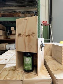 Petit truc - Wholesale Gift Box - Wooden slip-on box/case with sliding lid (Cop)3