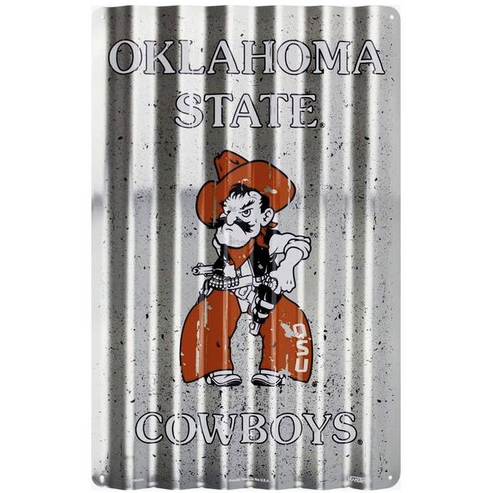 OK State Cowboys Corrugated - Large Parking Signs for wholesale by Signs 4 Fun