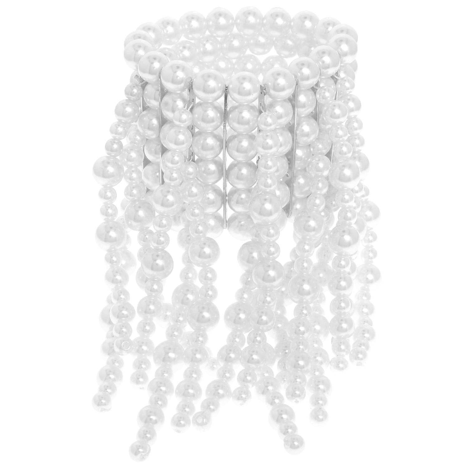 SP Sophia Collection - Wholesale Charm/Dangle Bracelet - Pearl Fringe Stretch Bracelet 2