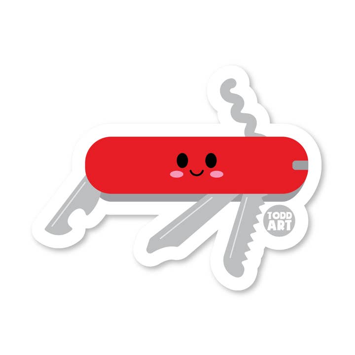 Boo Boo Buddies - Wholesale Sticker - Swiss Army Knife Sticker0