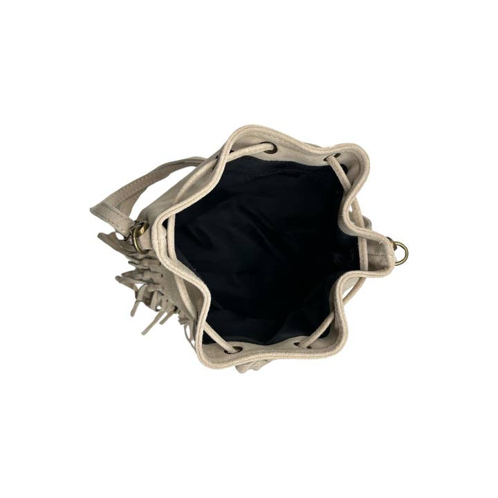 Louisa lee - Wholesale Shoulder Bag - Women's - AURÉLIA SUEDE LEATHER BUCKET BAG17