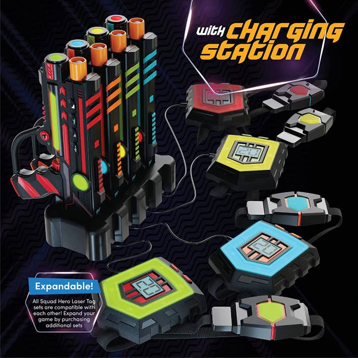 Squad Hero - Wholesale Electronic Toy - Kids & Baby - Rechargeable Laser Tag Set 2.0 (NORTH AMERICAN VERSION)