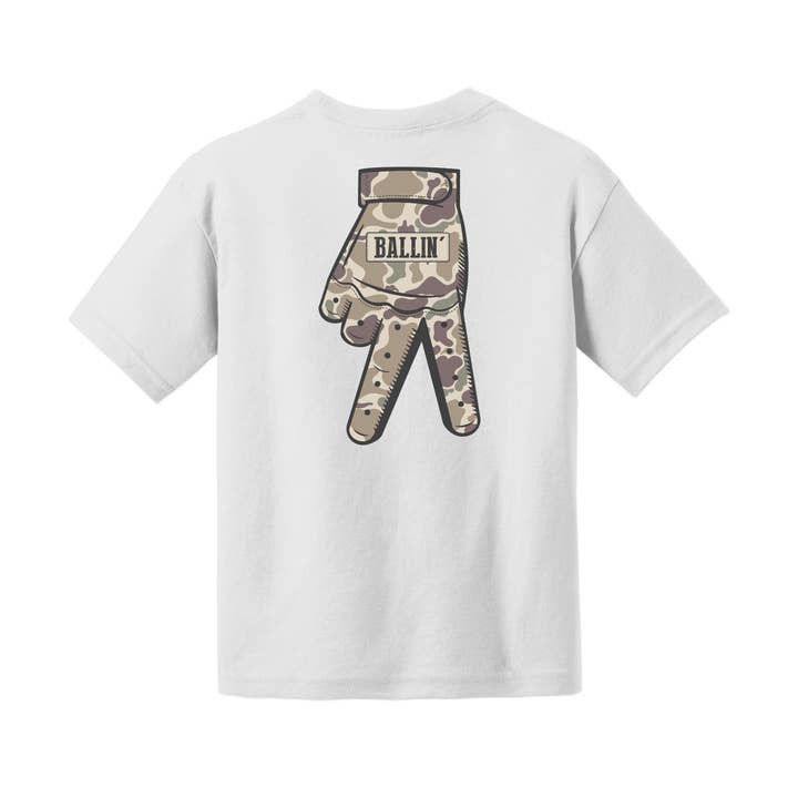 Camo Ballin Youth Tee for wholesale by Baller Lifestyle