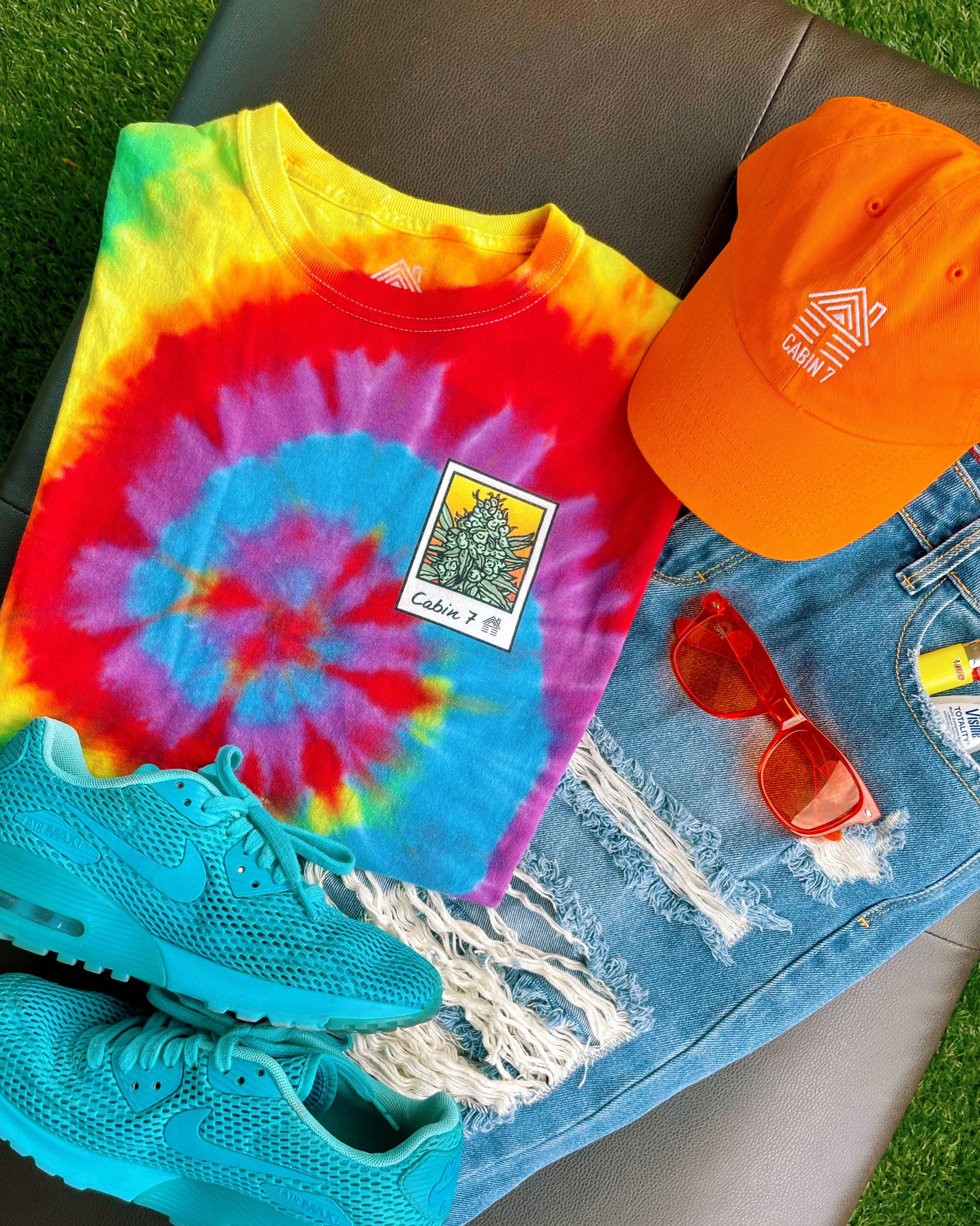 Cabin 7 Originals - Wholesale T-Shirt (Graphic) - Women's - Nugshots Tie Dye T-Shirt3