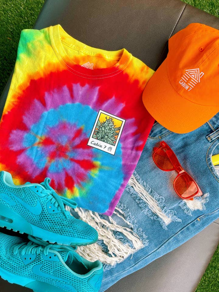 Cabin 7 Originals - Wholesale T-Shirt (Graphic) - Women's - Nugshots Tie Dye T-Shirt3