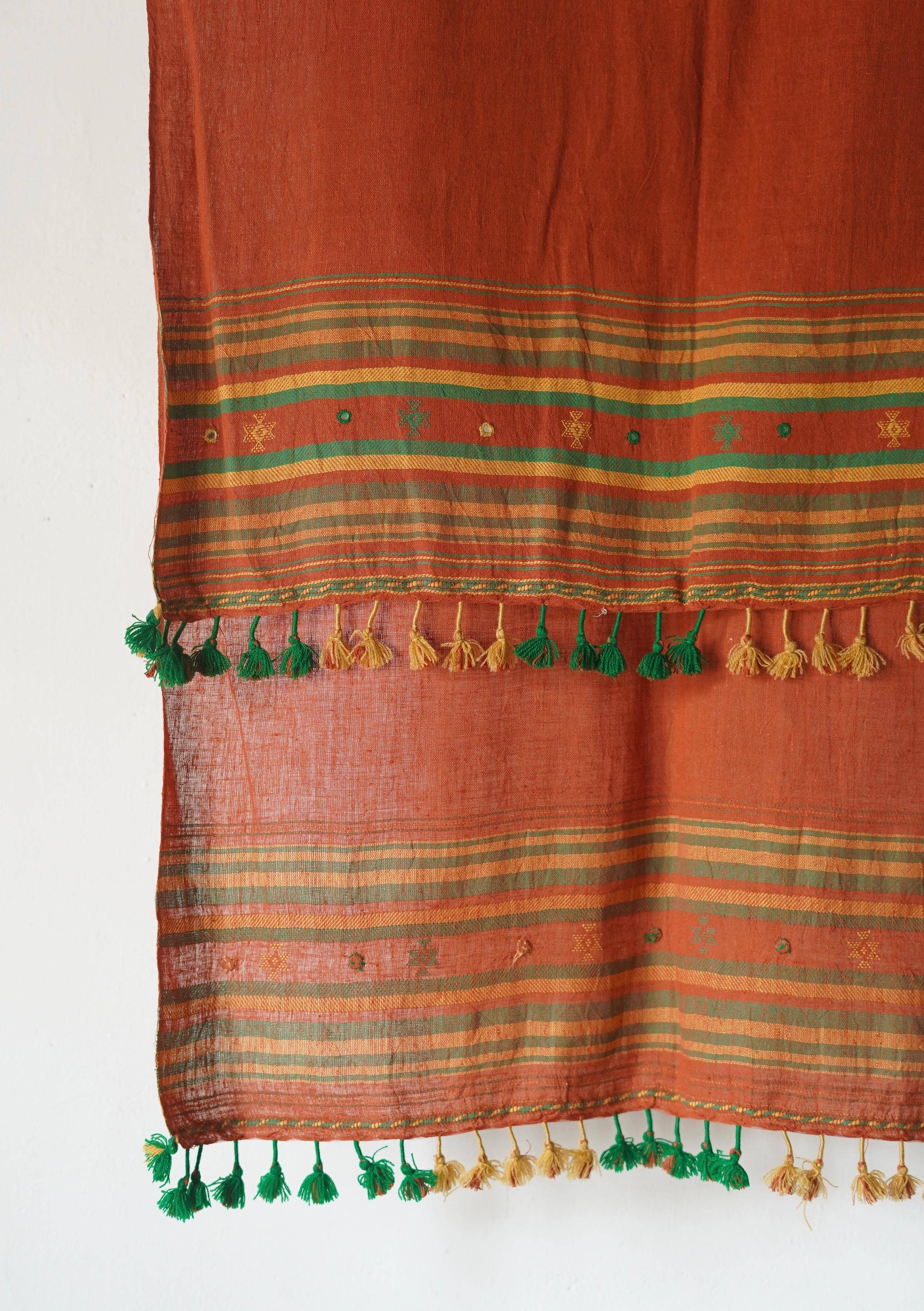 Annahmol - Wholesale Scarf - Unisex - Organic Indigenous Woven Cotton & Natural Dye Scarf47