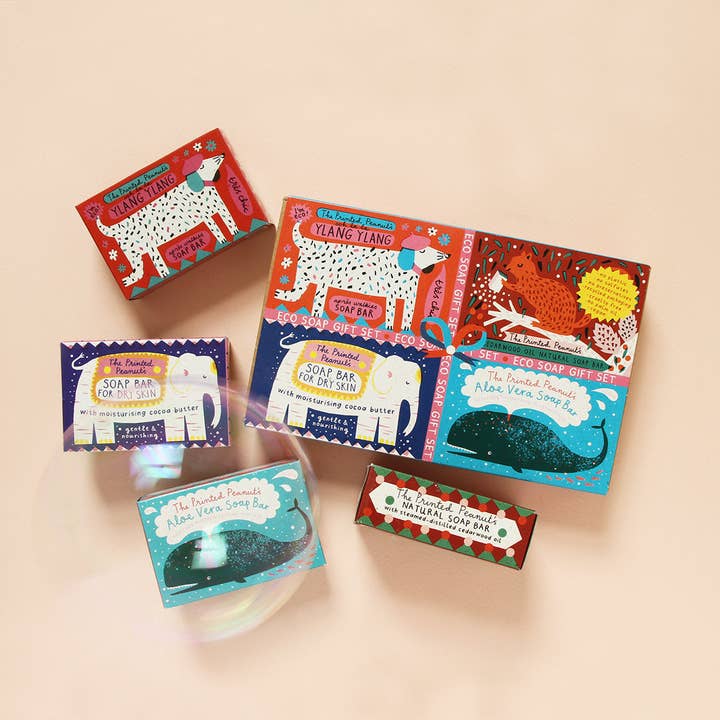 The Printed Peanut Soap Company - Wholesale Bar Soap - Cedarwood Soap Bar