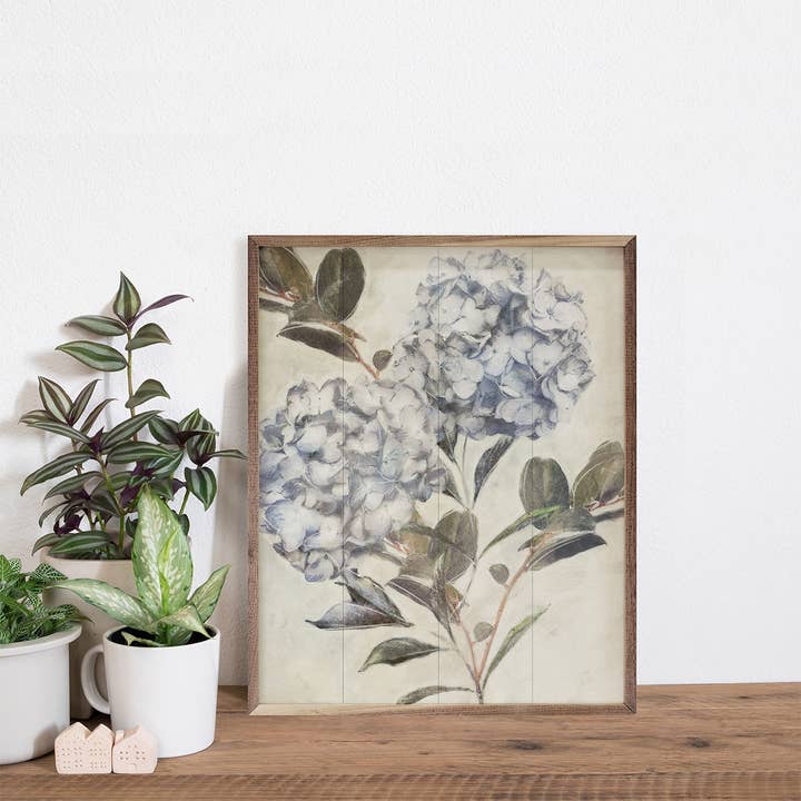Kendrick Home - Wholesale Art Print - Twilight Hydrangea 3 By Nina Blue