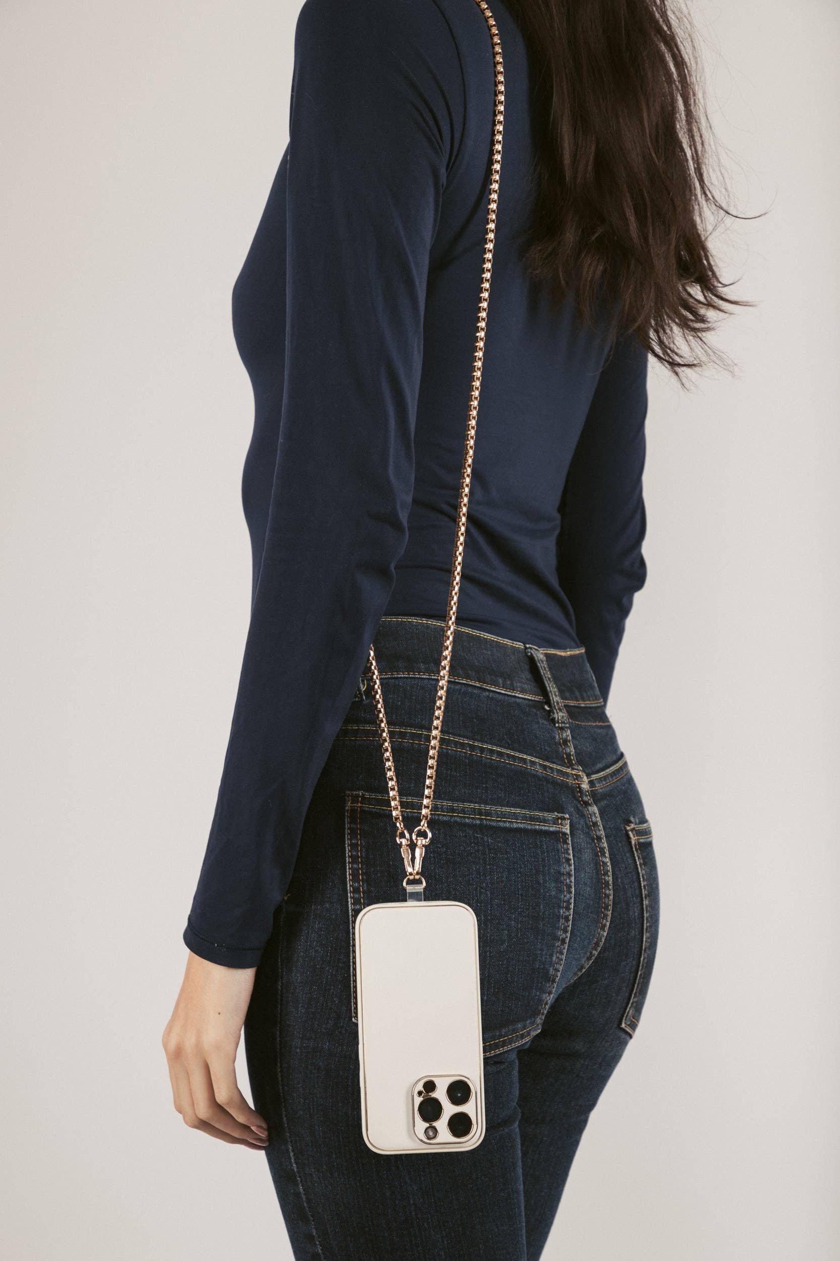 Eye Candy Los Angeles - Wholesale Phonecase Strap - Talia Box Chain Crossbody Phone Strap0