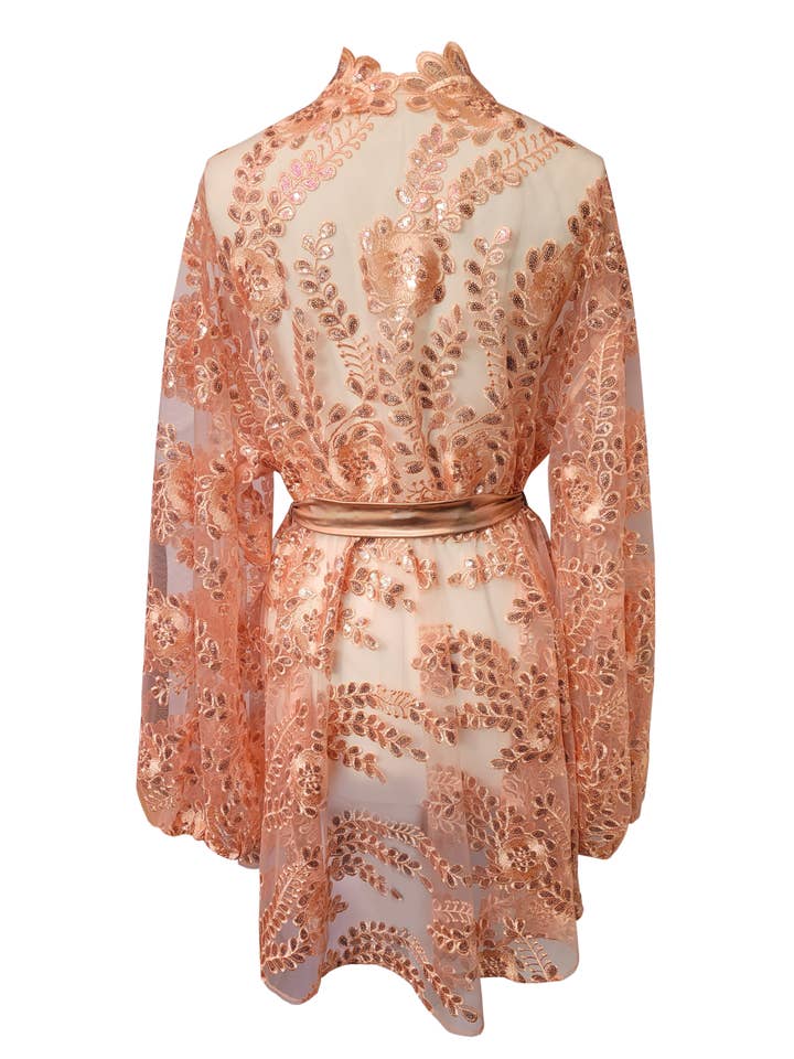 Gyv Me Body - Wholesale Robe - Women's - Bliss Lace Petticoat Robe1