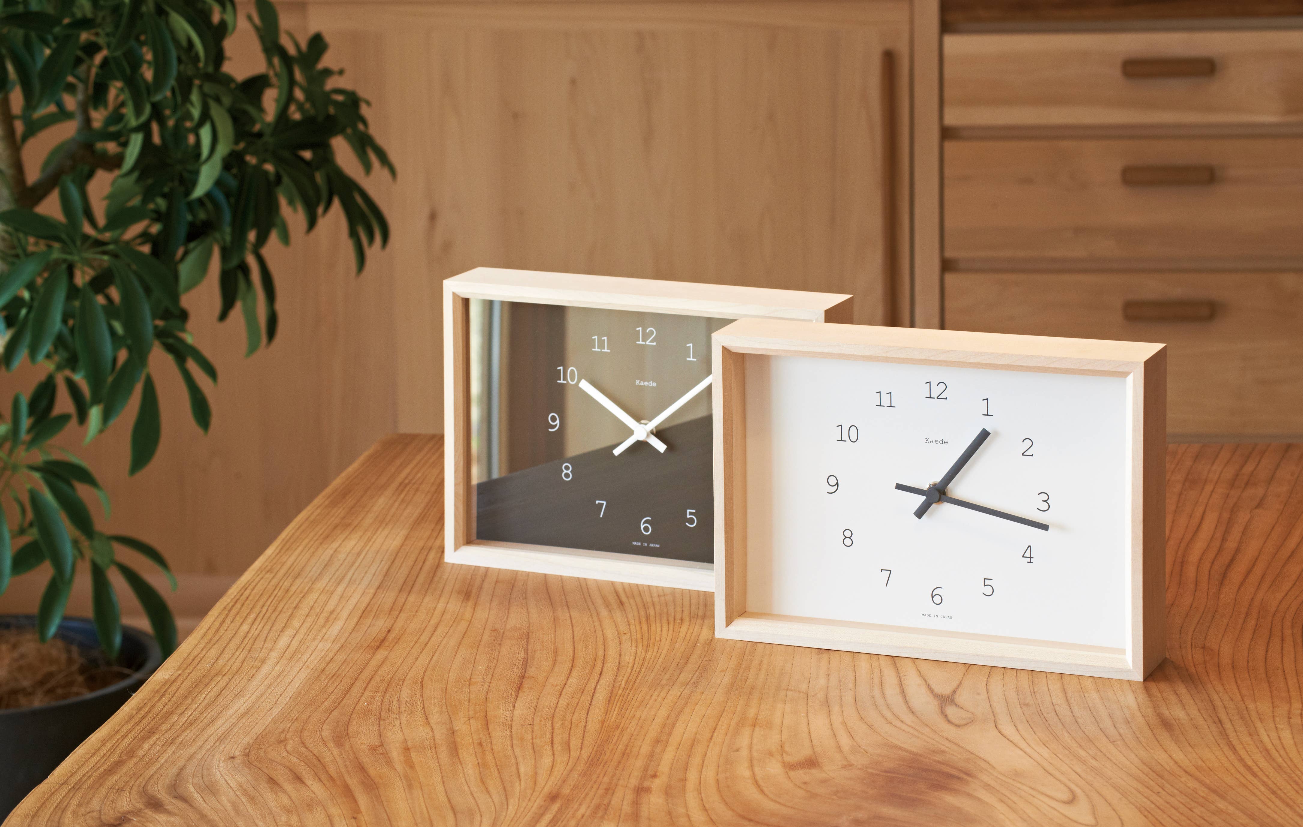 Lemnos - Wholesale Wall Clock - Lemnos Kaede - Brown2