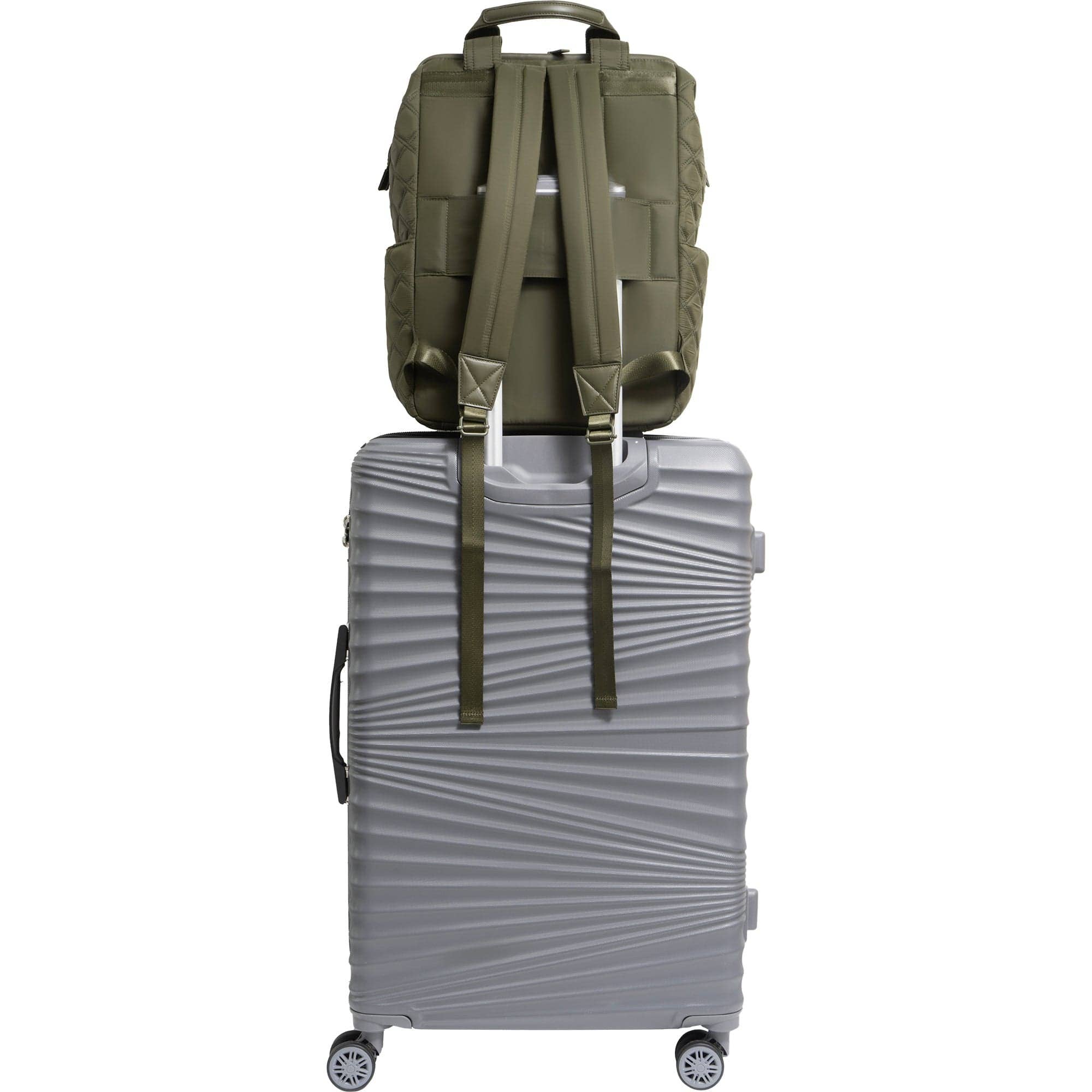 Magid - Wholesale Backpack - Women's - Joan & David Diamond Quilted Puffer Nylon Square Laptop Backpack14