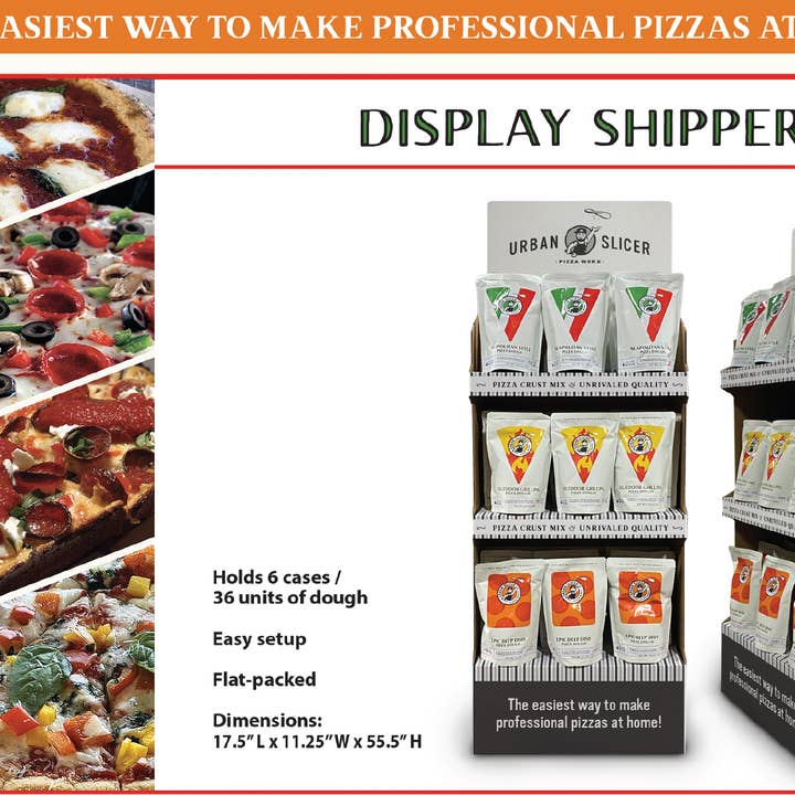 Urban Slicer Pizza Worx - Wholesale Retailer Display - Food & Drink - Urban Slicer Standing Display0