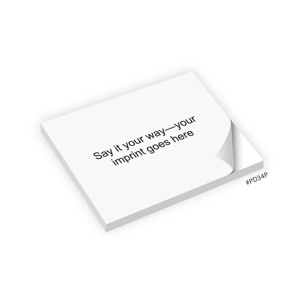 Post-it® Notes Design Series – Engroshandel Klistermærker – Design din egen Post-it®-noteserie - Tilpasset blok med fuld farve2