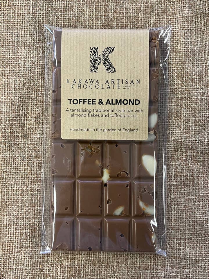 Toffee & Almond for wholesale by Kakawa Artisan Chocolate & Co Ltd