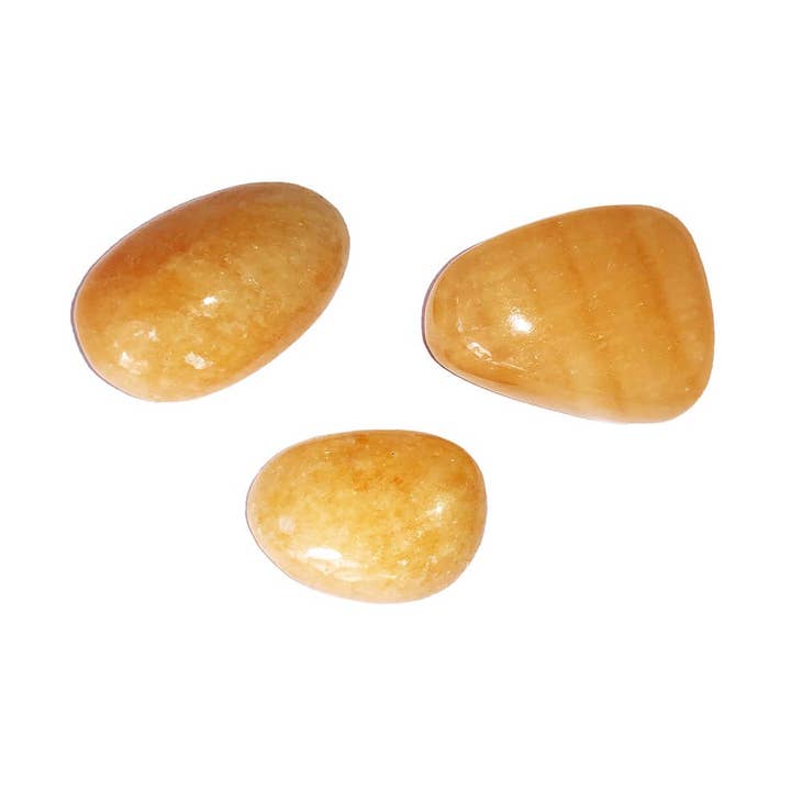 France Mineraux – wholesale Spiritual stone/crystal – Orange Calcite Rolled Stone0