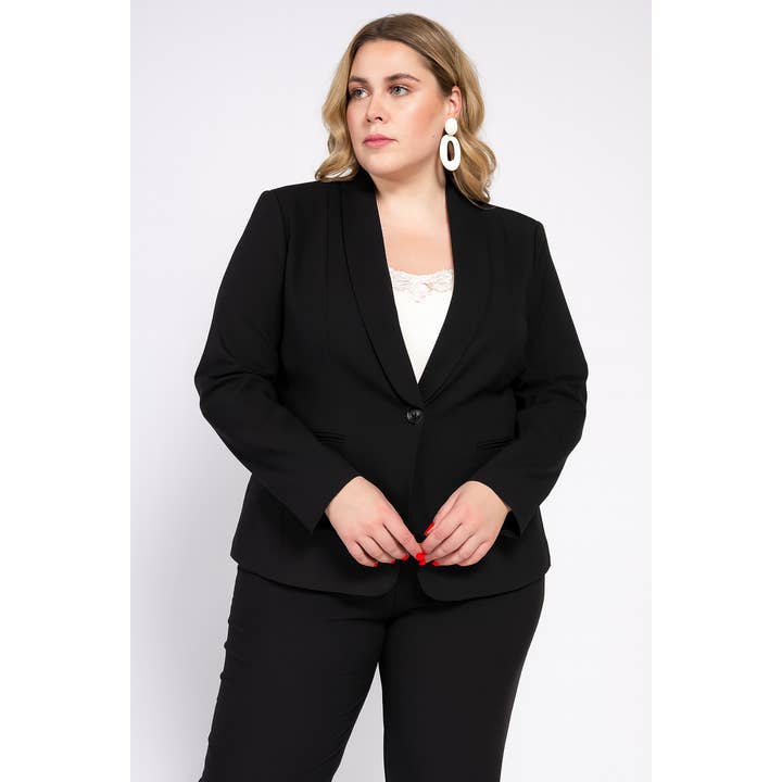 Blazer taglia grande A6191GT– Eleganza e comfort riuniti e ulteriori Risultati per tessuto jeans elasticizzato all'ingrosso. Resi gratuiti e termini di pagamento a 60 giorni su Faire in tendenza su Faire.