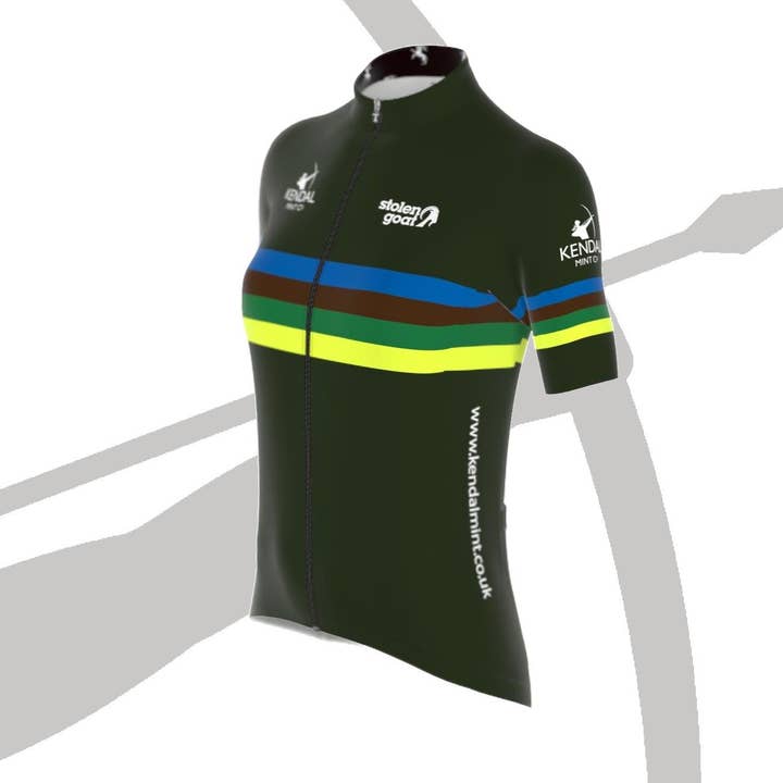Kendal Mint Co® - Wholesale Athletic Top - Women's - Kendal Mint Co® X Stolen Goat Bodyline Cycling Jersey Women