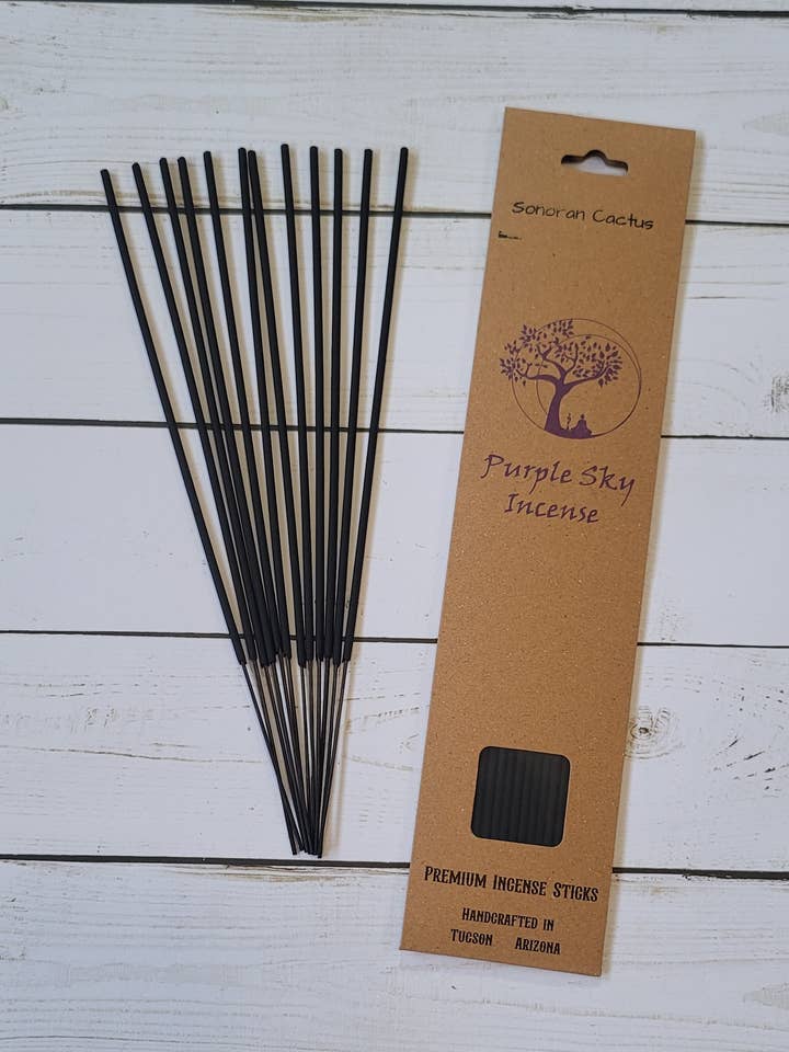 Cactus Sonoran ~ Bâtonnets d'encens naturels ~ 12 bâtonnets pour la vente par Purple Sky Incense