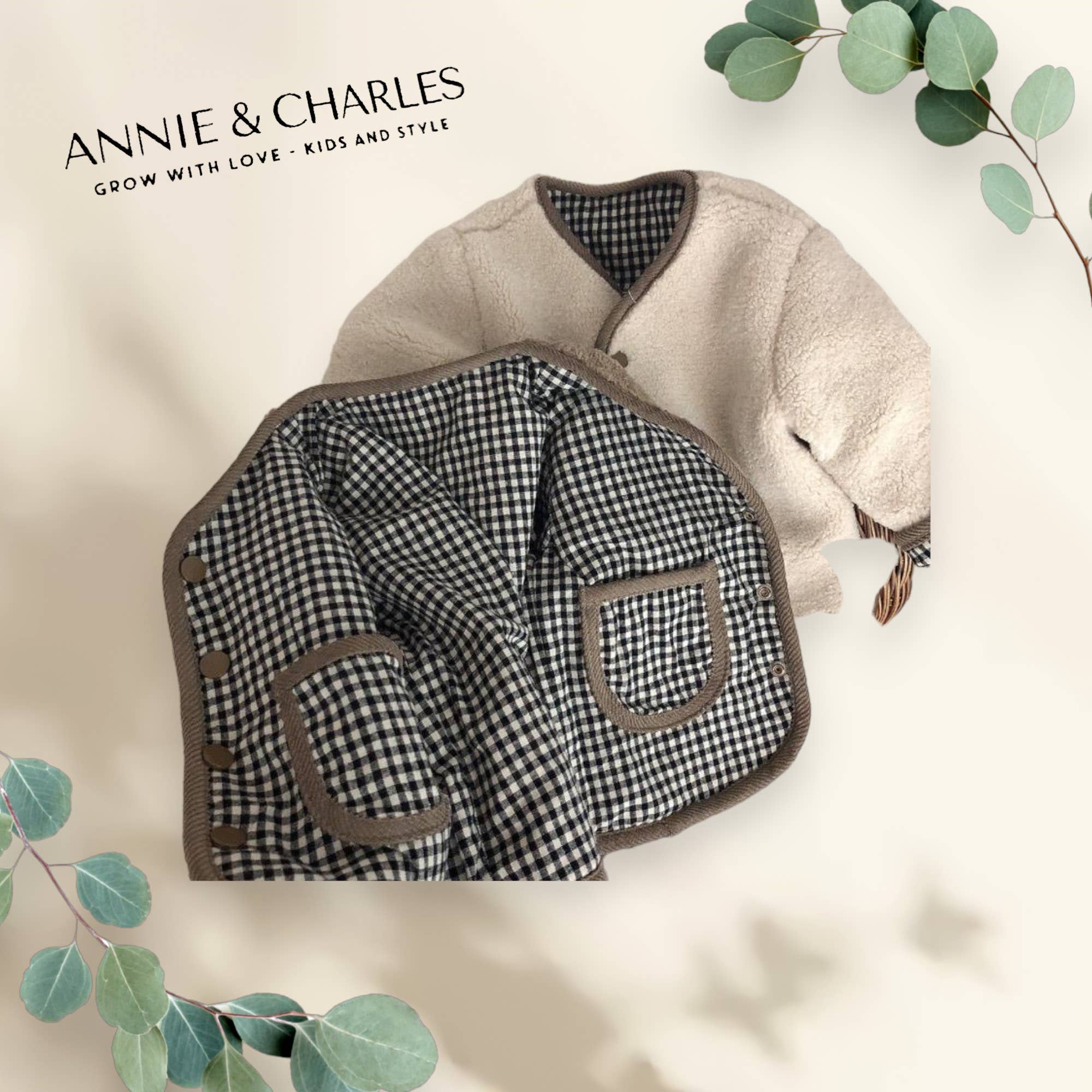 Annie & Charles - Wholesale Jacket - Kids - Annie & Charles® fluffy reversible jacket7