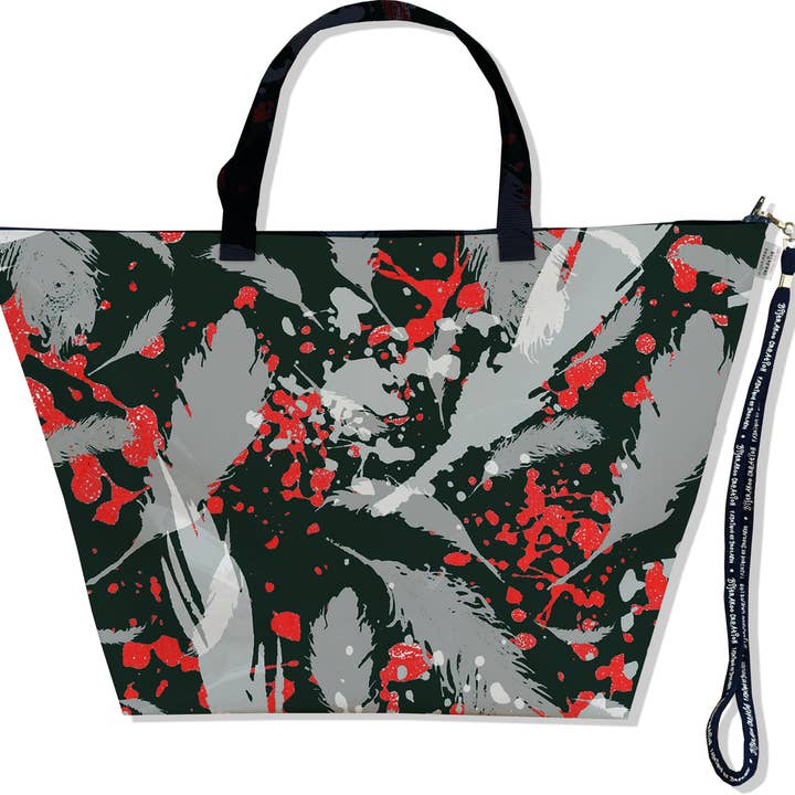 Saco de viagem grande, saco fim de semana Penas cinzentas por atacado de BISTRAKOO