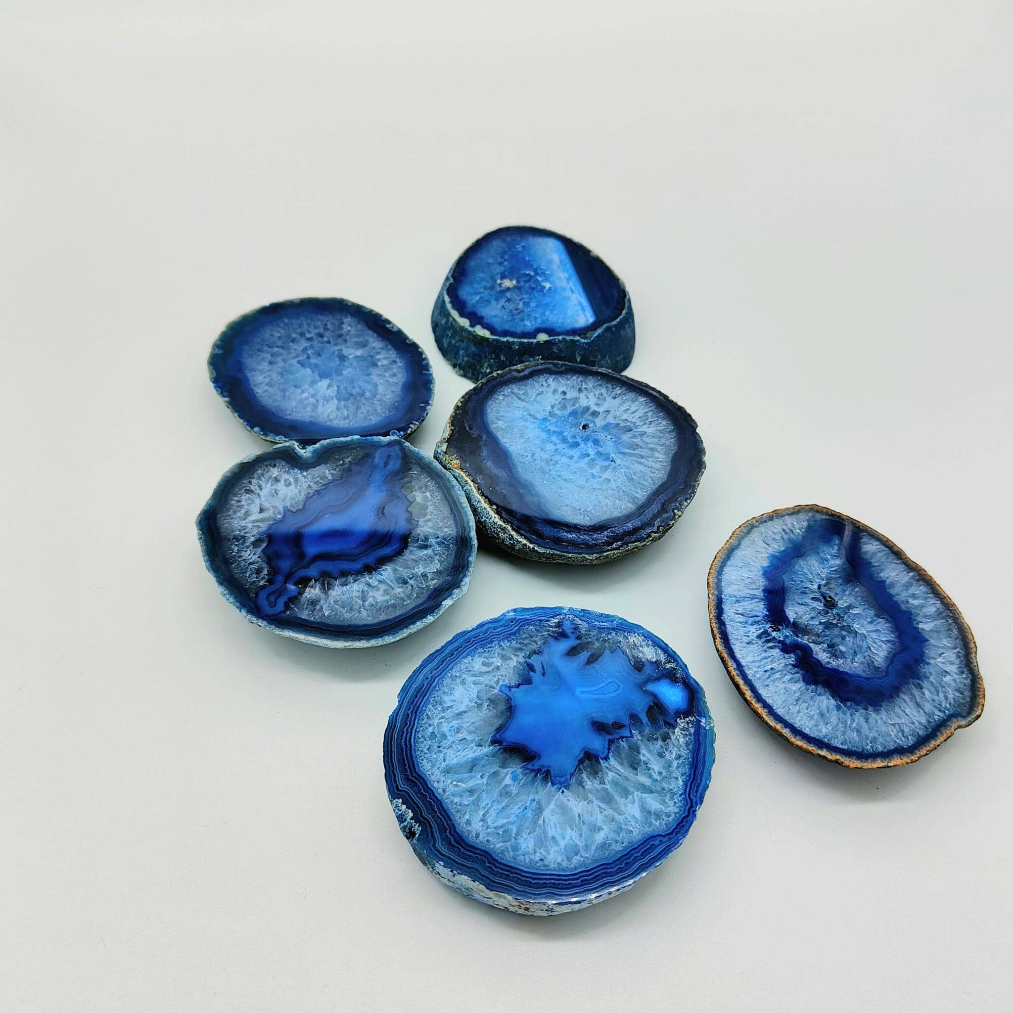 Home Jewels – wholesale Decorative plate/dish/bowl – Agate plateau - blue1