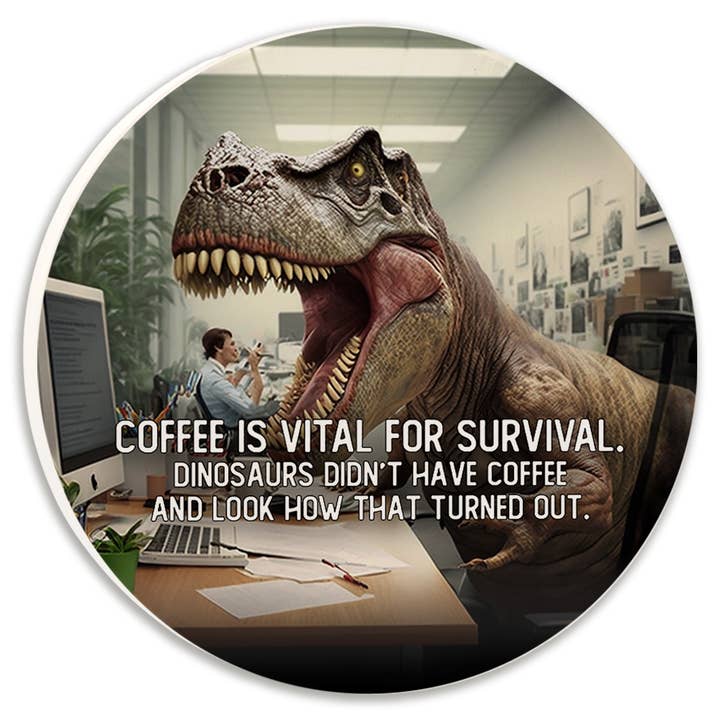 Tipsy Coasters & Gifts – wholesale Car coaster – unisex – Car Coaster Coffee Is Vital For Survival