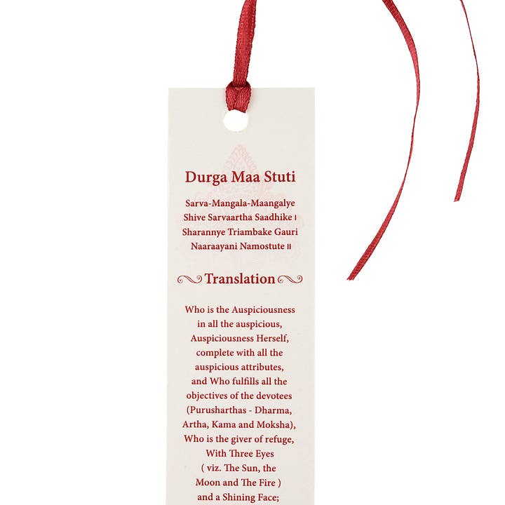 Mantra4u - Venta al por mayor Collares con colgantes/abalorios - Colgante de la diosa Durga en plata con granate rojo