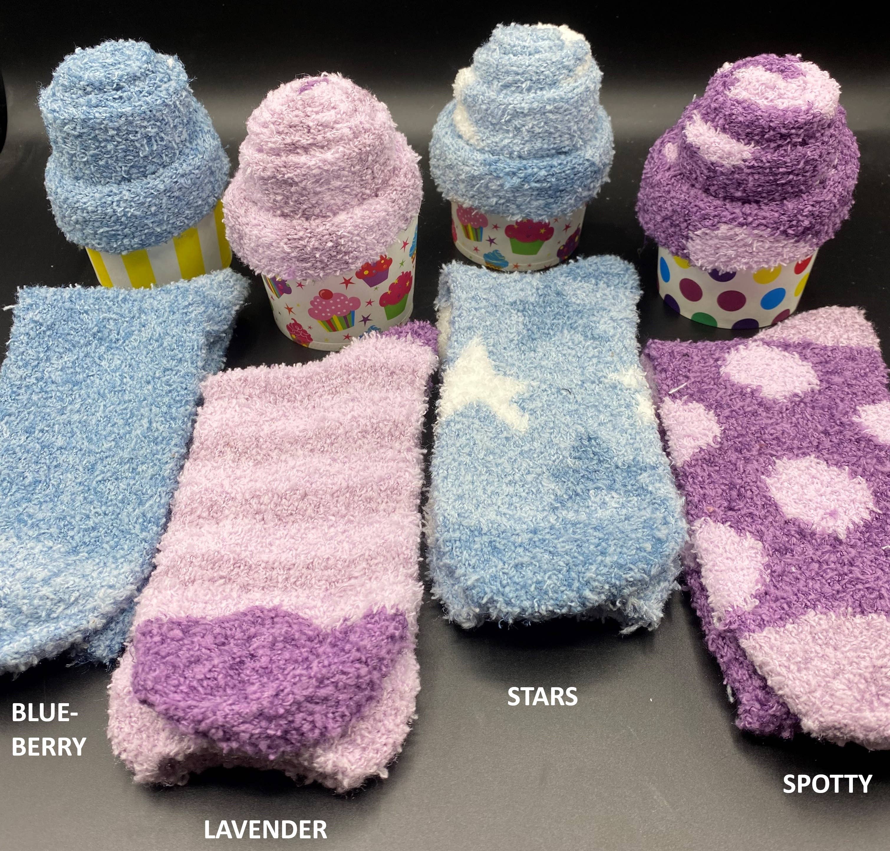 KCK Gifts - Wholesale Socks - Women's - FLUFFY SOCKS CUPCAKE3