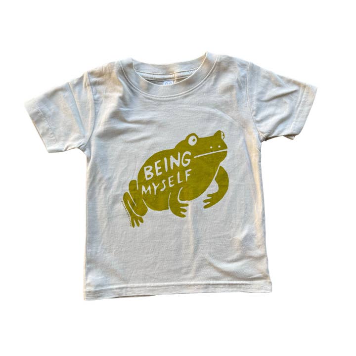 Kid's Being Myself Tee for wholesale by Molly Anne Bishop