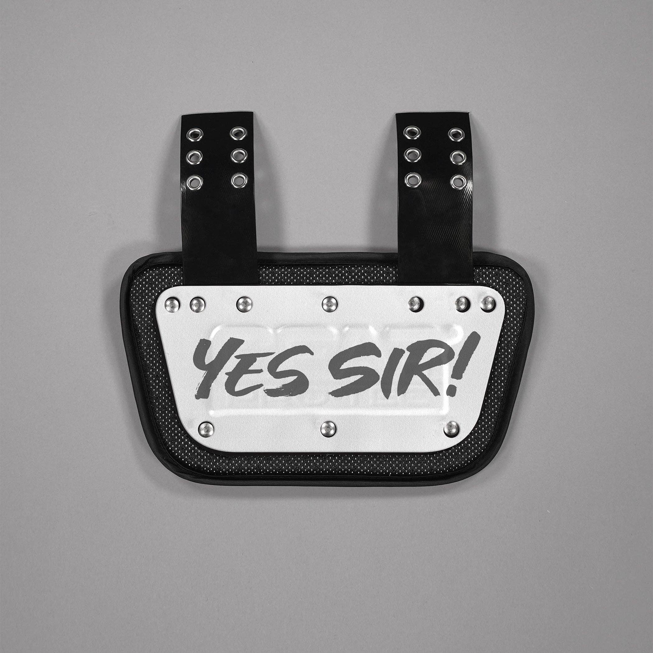 Weiß/Grau Ja Sir! Aufkleber für Rückplatte für den Großhandel auf Faire9