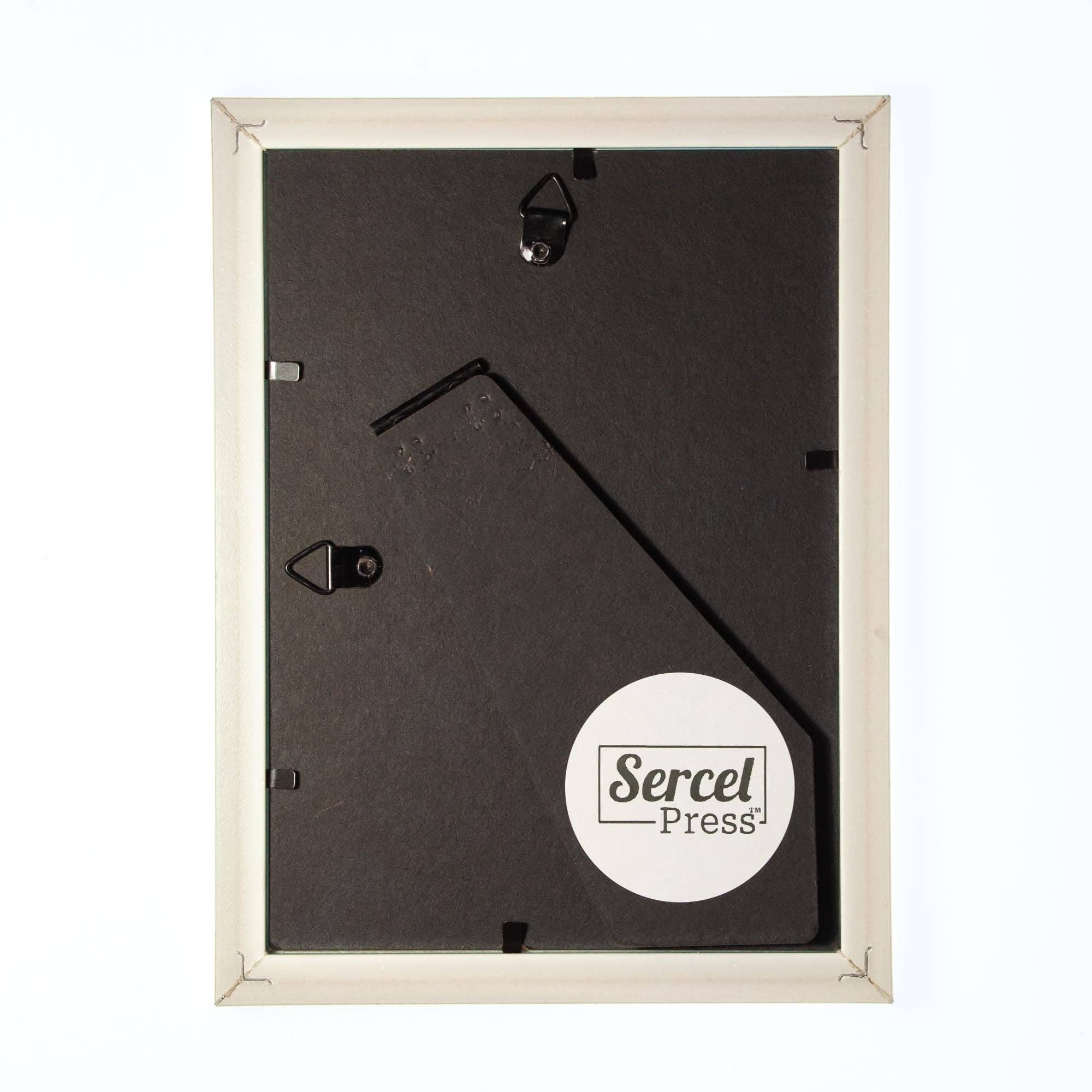 SercelPress - Wholesale Art Print - Guardian Angel Framed Print, Gold Color Frame with Print of Antique Angel Art, Catholic Wall Decor, Home Altar, Children, Gift, 5x7, 8x104