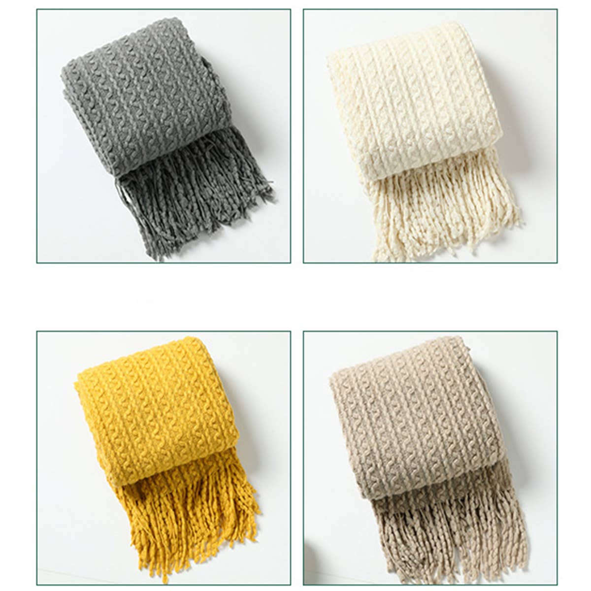 ACCITY - Wholesale Throw Blanket - LIGHTWEIGHT SOFT AND COMFORTABLE KNITTING BLANKET_CWMM02026