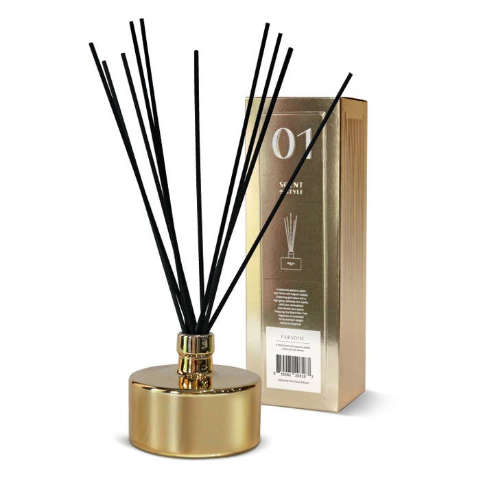Scent New York - Wholesale Reed Diffuser - Glistening Gold Reed Diffuser2