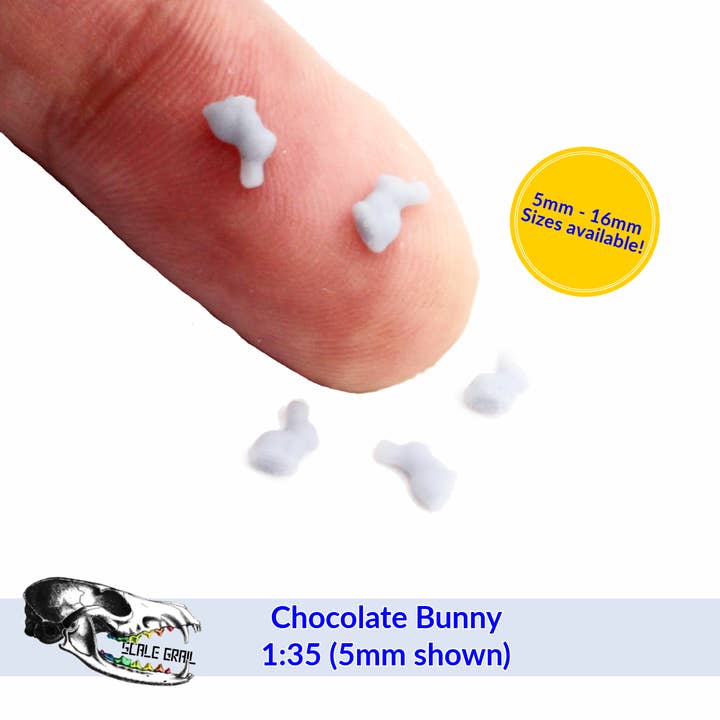 Coelho da Páscoa de Chocolate - réplica em miniatura de doce de feriado por The Scale Grail por atacado de The Scale Grail
