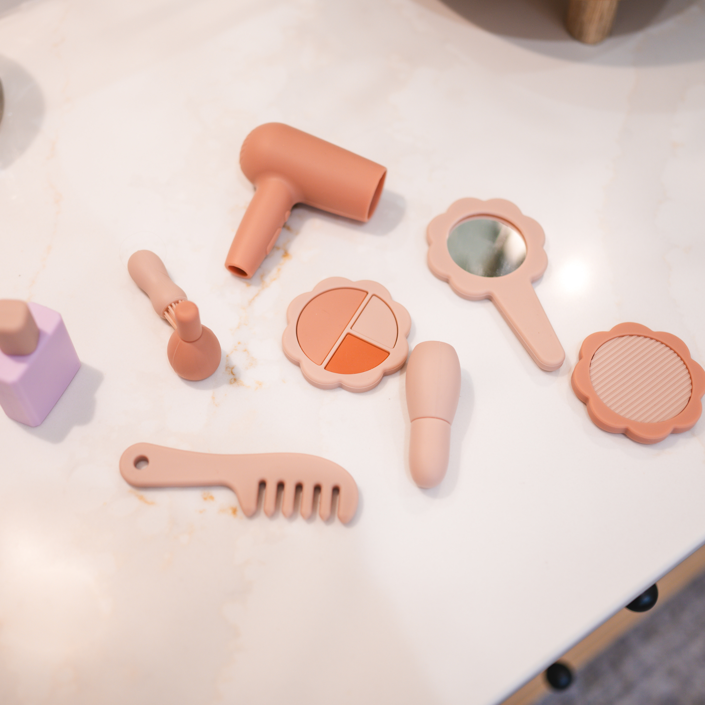 bug + bean kids - Vente Lot de jouets – enfant - Set de maquillage en silicone | Jouet d’imitation pour enfants10