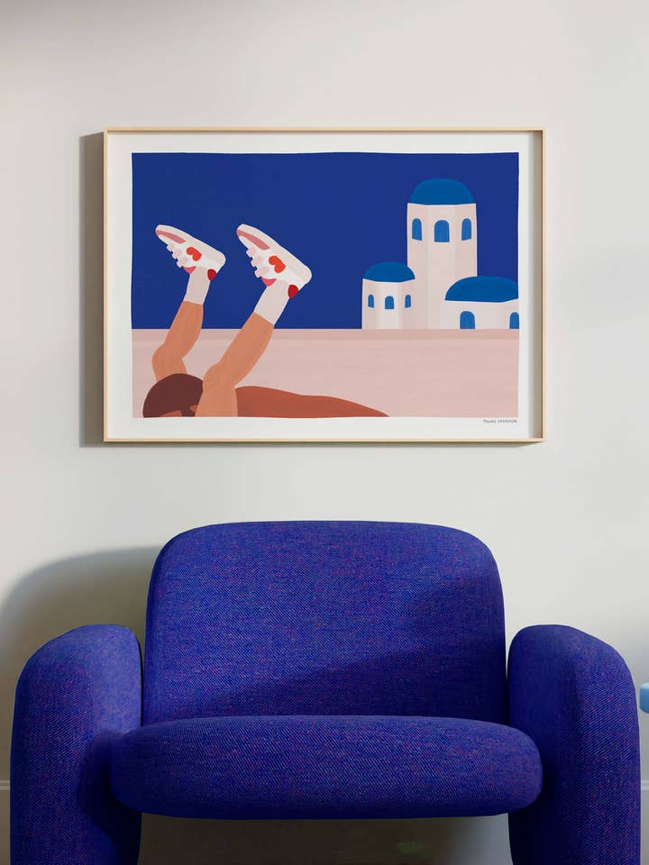 XXL Poster "Love in Mykonos" (50 x 70cm) for wholesale by Thomas Gravereau