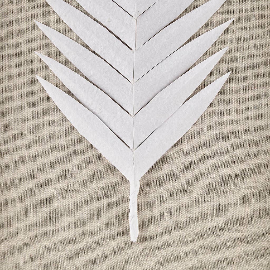 Olliix - Wholesale Gallery Wall Set - Handmade Rice Paper Palm Leaves Wall Decor7
