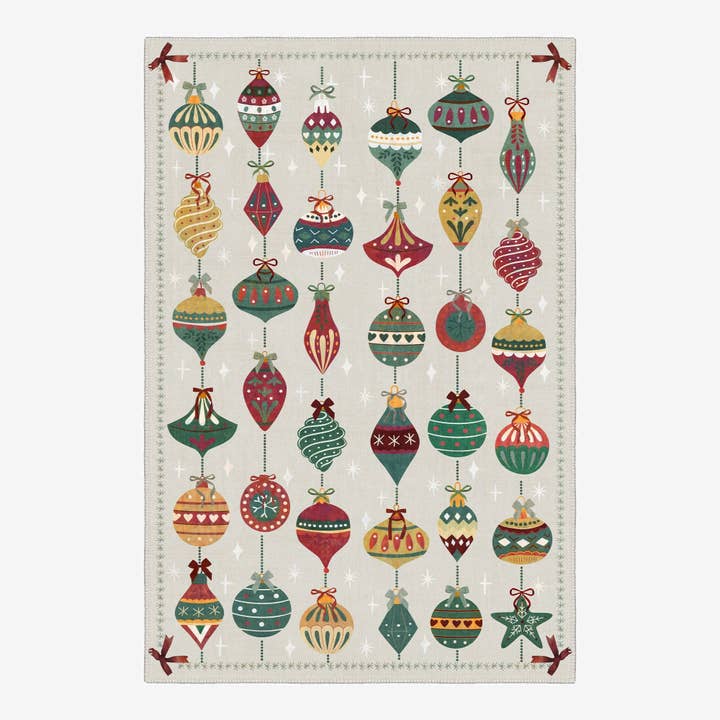 Tapis de Noël du Wisconsin pour la vente par FLASHRUG LLC