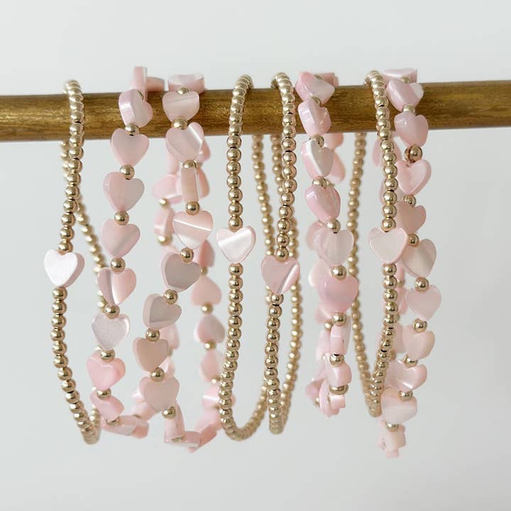 Jeny Baker Designs - Wholesale Beaded Bracelet - Pippa Sweet Pink Bracelets2