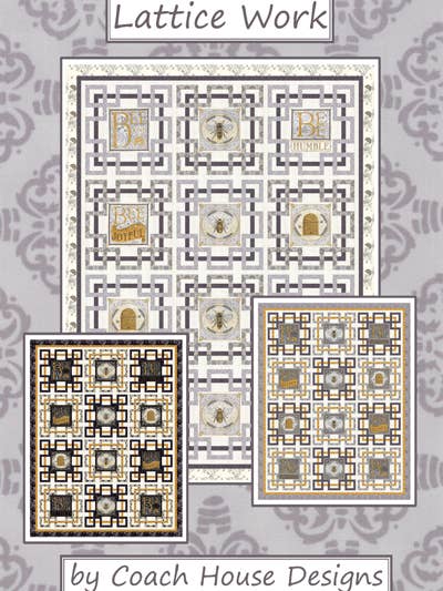 Motif de couette en treillis pour la vente par Coach House Designs