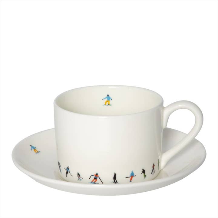 SKIKETTE MIT TEETASSE UND UNTERTASSE VON POWDERHOUND für den Großhandel von Powderhound