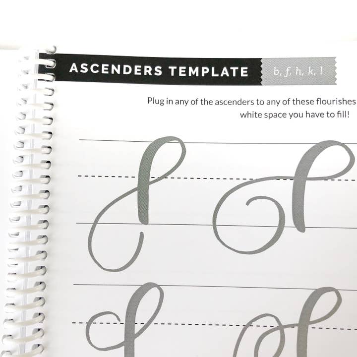 Hand Lettered Design - Wholesale DIY Craft Kit - Guide to Flourishing Kit4