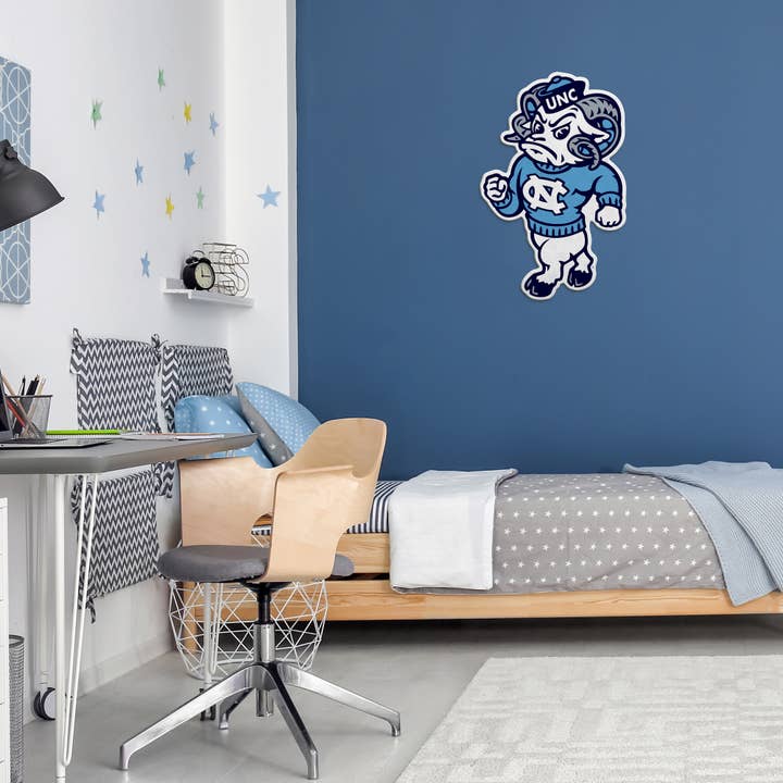 Rico Industries - Wholesale Flag - NCAA North Carolina Tar Heels Mascot Logo Shape Cut Pennant
