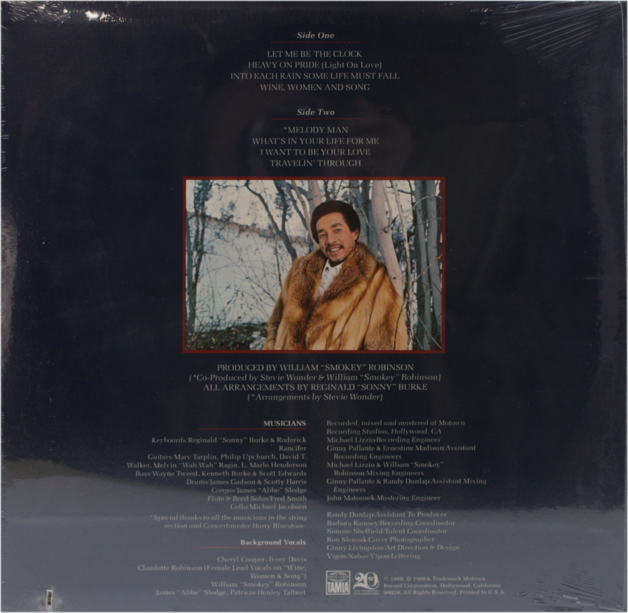 Square Deal Recordings & Supplies – wholesale Music CD/Vinyl – Vinyl - Sealed 12" LP - Robinson, Smokey - Warm Thoughts1