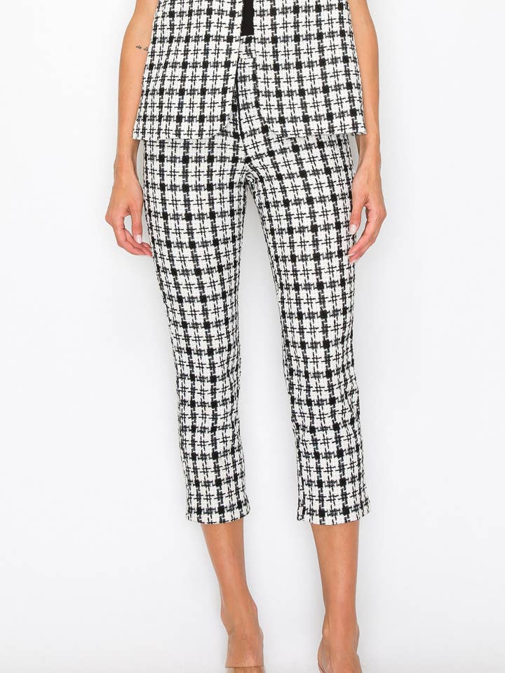 Pantalon à carreaux pour la vente par LINZY