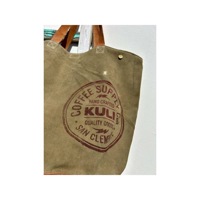 Casa Natura Design SL - Wholesale Beach Bag - Retro Beach Bag Rr40 Made from Recycled Military Canvas5