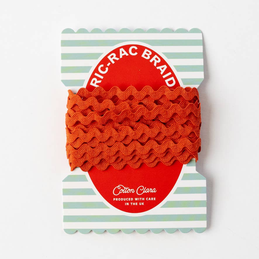 Cotton Clara Craft Kits & Supplies - Venta al por mayor Material para manualidades - 4 metros de cinta ric rac en carrete colorido7