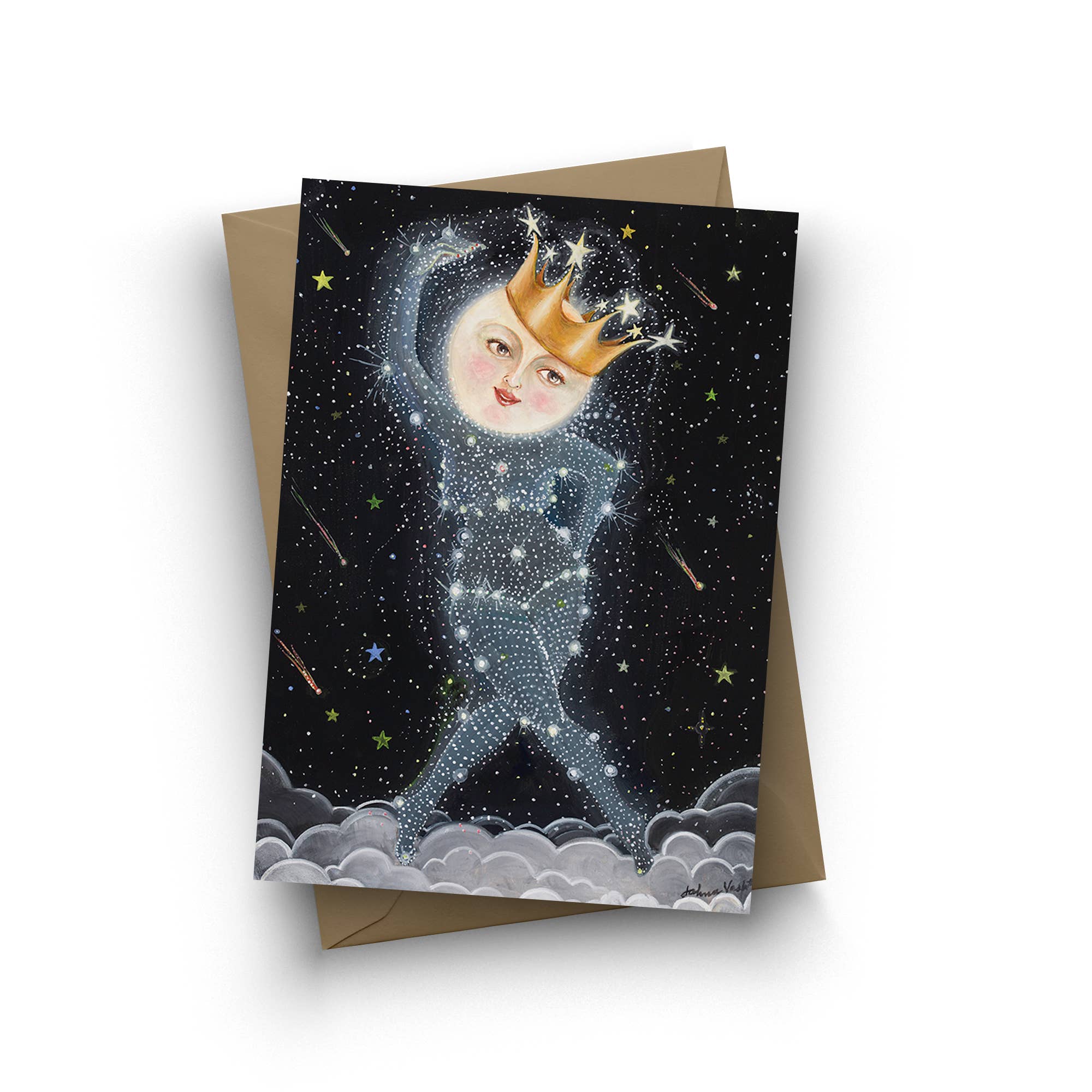 Jahna Vashti - Venta al por mayor Tarjetas de cumpleaños - Tarjeta individual «Hermana Moon»