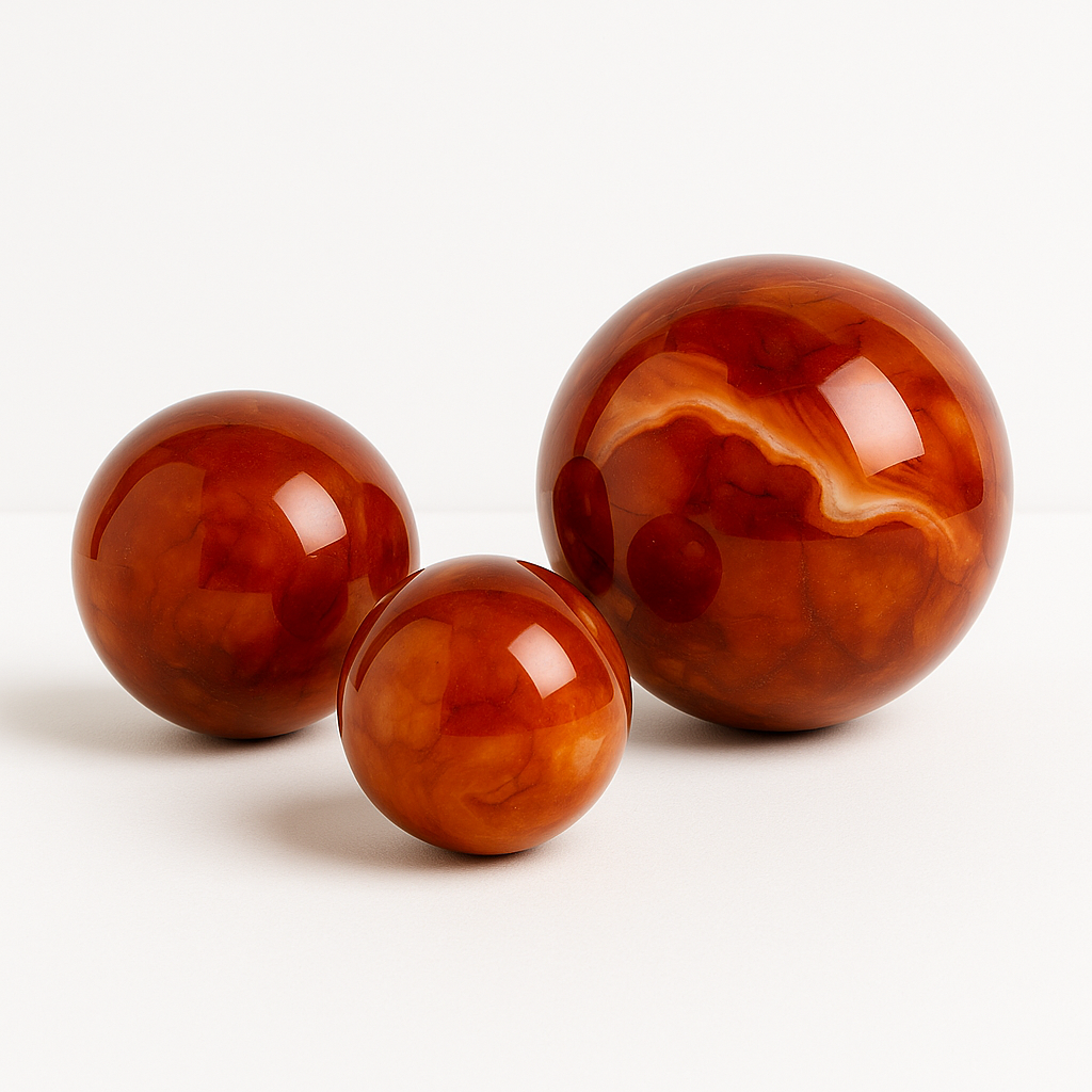 Kreateur Miami - Vente Pierre et cristal de spiritualité - Sphères d'Agate Cornaline – Lot Mixte de 5 KG | Pas de Sélection1